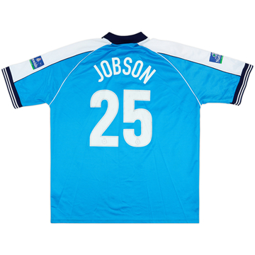 1999-00 Manchester City Match Issue Home Shirt Jobson #25