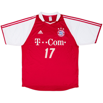 2004-05 Bayern Munich Home Shirt #17 - 9/10 - (L)