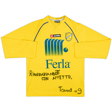 2009-10 Pergocrema Lotto Training L/S Shirt - 3/10 - (XL.Boys)