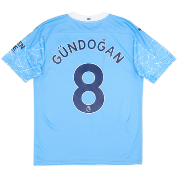 2020-21 Manchester City Home Shirt Gundogan #8 - 10/10 - (M)