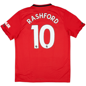2019-20 Manchester United Home Shirt Rashford #10 - 9/10 - (L)