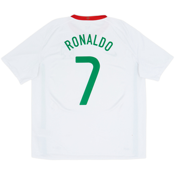 2008-10 Portugal Away Shirt Ronaldo #7 - 8/10 - (XL)