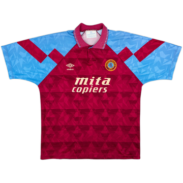1990-92 Aston Villa Home Shirt - 7/10 - (XL)