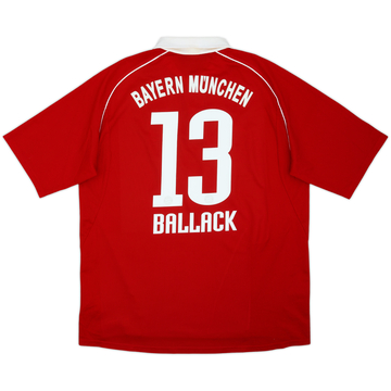 2005-06 Bayern Munich Home Shirt Ballack #13 - 7/10 - (XL)