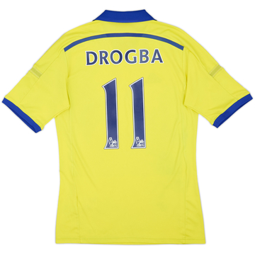 2014-15 Chelsea Away Shirt Drogba #11 - 7/10 - (S)