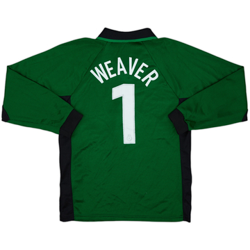 2000-01 Manchester City GK Shirt Weaver #1 - 9/10 - (S)