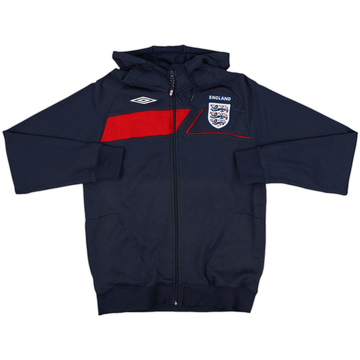 2007-09 England Umbro Hooded Track Jacket - 9/10 - (M)
