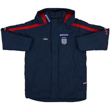 2004-06 England Umbro Hooded Rain Jacket - 8/10 - (XL.Boys)