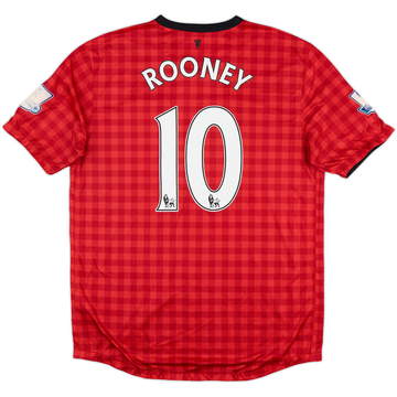 2012-13 Manchester United Home Shirt Rooney #10 - 5/10 - (L)