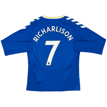 2021-22 Everton Home L/S Shirt Richarlison #7 - 8/10 - (M)