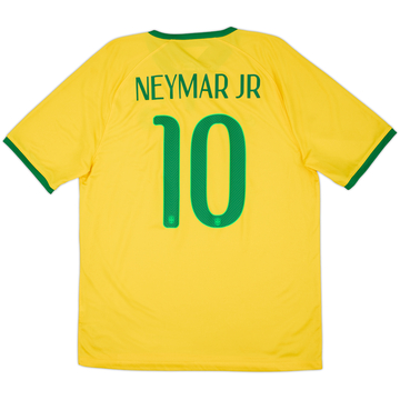 2014-15 Brazil Home Shirt Neymar Jr #10 (L)