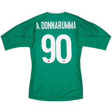 2017-18 AC Milan Player Issue GK Shirt A. Donnarumma #90 (S)