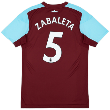 2017-18 West Ham Home Shirt Zabaleta #5 - 9/10 - (M)