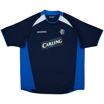 2004-05 Rangers Diadora Training Shirt - 8/10 - (XL)