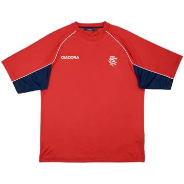 2002-03 Rangers Diadora Training Shirt - 7/10 - (L)