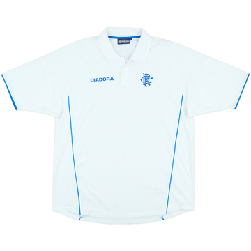 2002-03 Rangers Diadora Polo Shirt - 10/10 - (L)