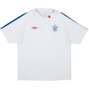 2010-11 Rangers Umbro 1/4 Zip Training Shirt - 9/10 - (L)