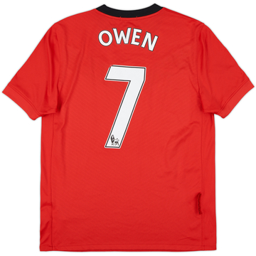 2009-10 Manchester United Home Shirt Owen #7 - 7/10 - (S)