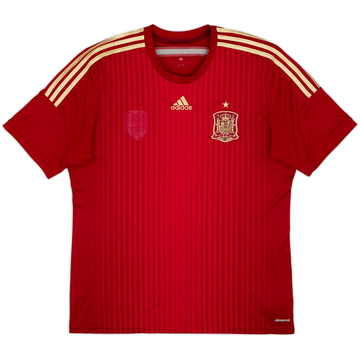 2013-15 Spain Home Shirt - 4/10 - (XL)