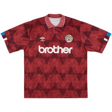 1990-92 Manchester City Away Shirt - 6/10 - (XL)