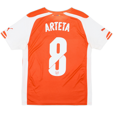 2014-15 Arsenal Home Shirt Arteta #8 - 5/10 - (S)
