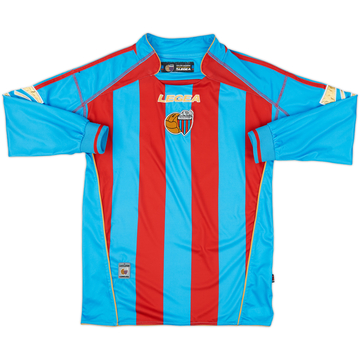 2007-08 Catania Home L/S Shirt - 9/10 - (S)