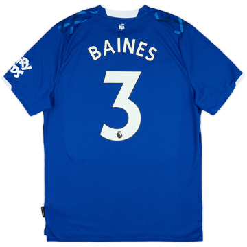 2019-20 Everton Home Shirt Baines #3 - 8/10 - (XL)