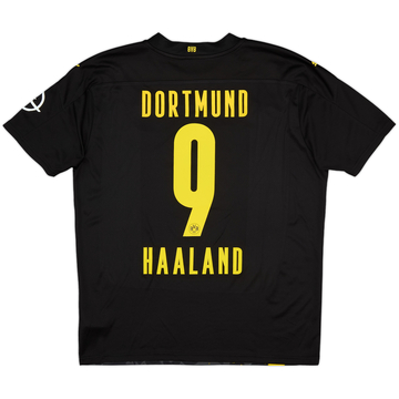 2020-21 Dortmund Away Shirt Haaland #9 - 10/10 - (L)