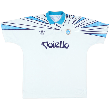 1991-93 Napoli Away Shirt #10 - 6/10 - (XL)