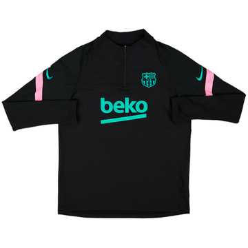 2020-21 Barcelona Nike 1/4 Zip Drill Top - 9/10 - (L)
