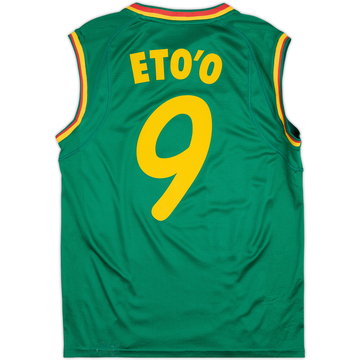 2002 Cameroon Home Vest Shirt Eto'o #9 - 7/10 - (L)
