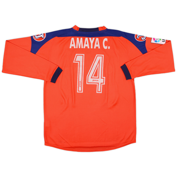 2004-05 Getafe Match Issue Away L/S Shirt Amaya C. #14