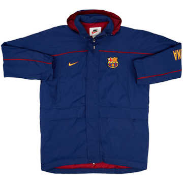 1998-99 Barcelona Nike Padded Bench Coat - 8/10 - (XL)