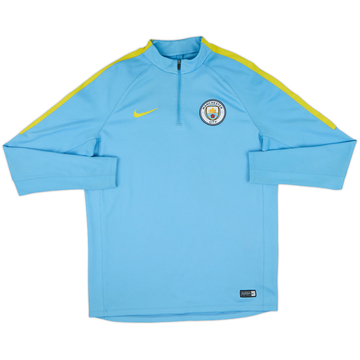 2016-17 Manchester City Nike 1/4 Zip Training Top - 8/10 - (L)
