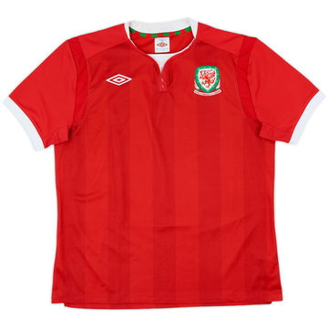 2011-12 Wales Home Shirt - 9/10 - (L)