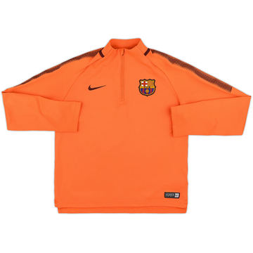 2017-18 Barcelona Nike 1/4 Zip Drill Top - 9/10 - (L.Boys)