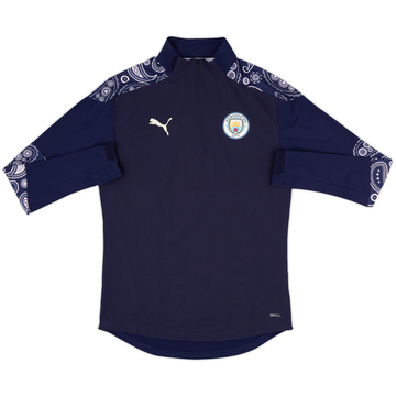 2019-20 Manchester City Puma 1/4 Zip Drill Top - 8/10 - (M)