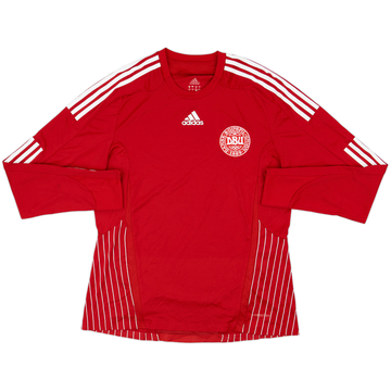 2007-10 Denmark Player Issue Home L/S Shirt - 8/10 - (L)