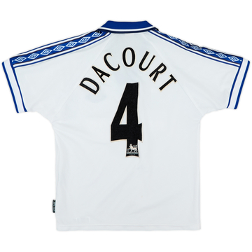 1998-99 Everton Away Shirt Dacourt #4 - 8/10 - (M.Boys)