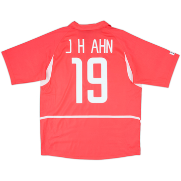 2002-03 South Korea Home Shirt J.H.Ahn #19 - 10/10 - (L)