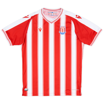2020-21 Stoke City Home Shirt - 7/10 - (L.Boys)