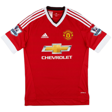 2015-16 Manchester United Home Shirt - 9/10 - (XL.Boys)