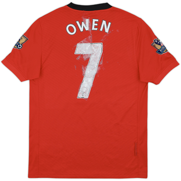 2009-10 Manchester United Home Shirt Owen #7 - 4/10 - (S)