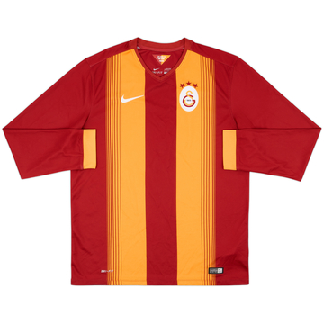 2014-15 Galatasaray Home L/S Shirt - 8/10 - (L)
