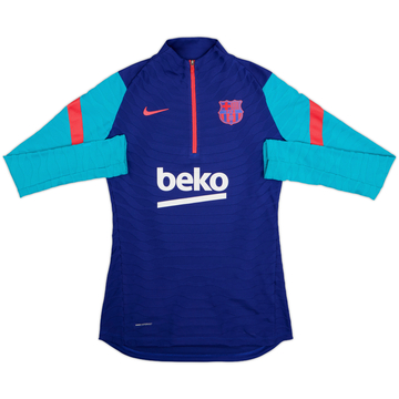 2020-21 Barcelona Nike Vaporknit 1/4 Zip Drill Top - 7/10 - (XS)