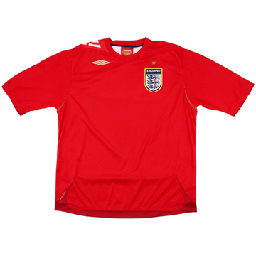 2006-08 England Away Shirt #66 - 9/10 - (XXL)