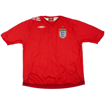 2006-08 England Away Shirt - 5/10 - (XXL)
