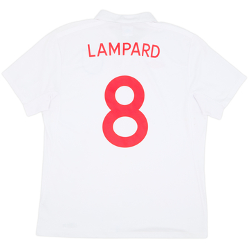 2009-10 England Home Shirt Lampard #8 - 6/10 - (XL)