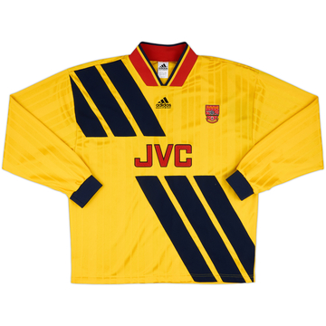 2021-22 Arsenal adidas Retro 1993-94 Away L/S Shirt Wright #8 - 10/10 - (L)