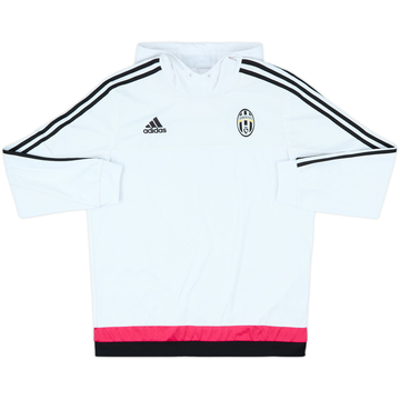 2015-16 Juventus adidas Hooded Sweat Top - 8/10 - (L)